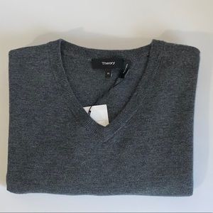 THEORY MENS SWEATER RILAND P SABLE HARMAN LARGE